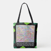 Puzzle der SommerWord-Suche Tasche (Rückseite)