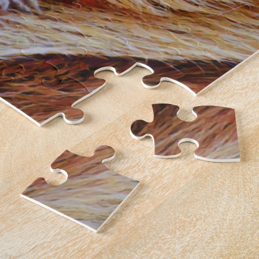 Puzzle der süßen und Hübschen gemischten Rasse (Seite)