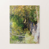 Puzzle der Waldtunnel-Fall-Baum-Ansicht (Vertikal)