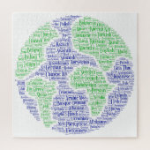 Puzzle der Weltsprachen (Vertikal)