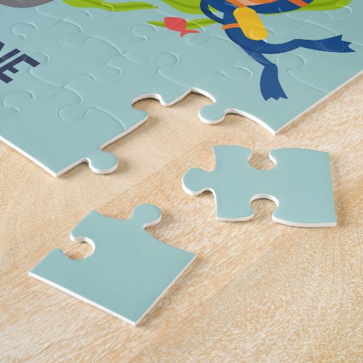 Puzzle, der zukünftige Meeresbiologe Puzzle (Seite)