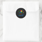 Puzzle des Autismus Runder Aufkleber (Tasche)
