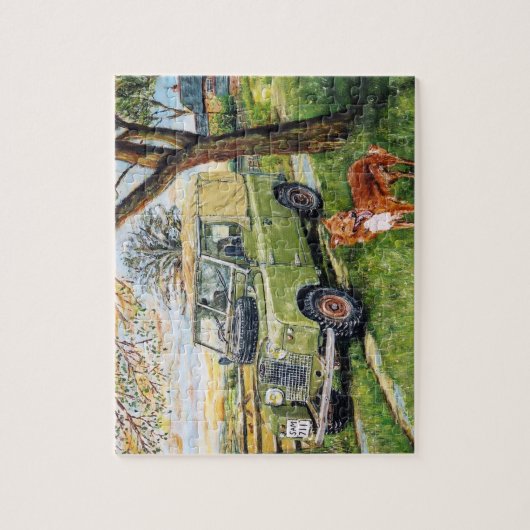 Puzzle "des Bauernhofes" (Vertikal)