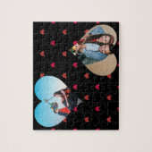 Puzzle des benutzerdefinierten Fotos Herzens Valen (Vertikal)