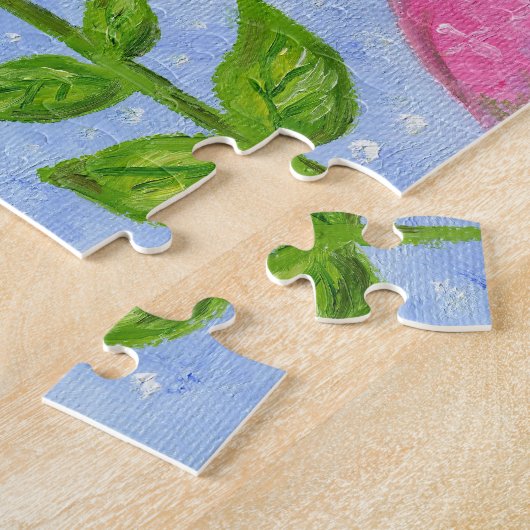 Puzzle des Blumen-Garten-Mädchens (Seite)