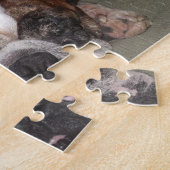 Puzzle des Bulldoggenwelpenrens (Seite)