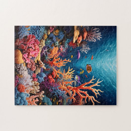 Puzzle des farbenfrohen Korallenriffs (Horizontal)