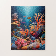 Puzzle des farbenfrohen Korallenriffs