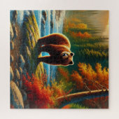 Puzzle des Herbstbären (Horizontal)