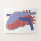 Puzzle des menschlichen Herzens (Horizontal)
