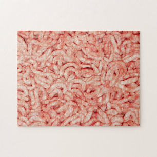 Puzzle des Rinderhackfleischs