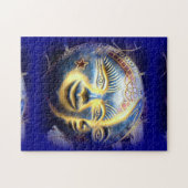 Puzzle des Sonnegesichts-Mondgesichtes (Horizontal)