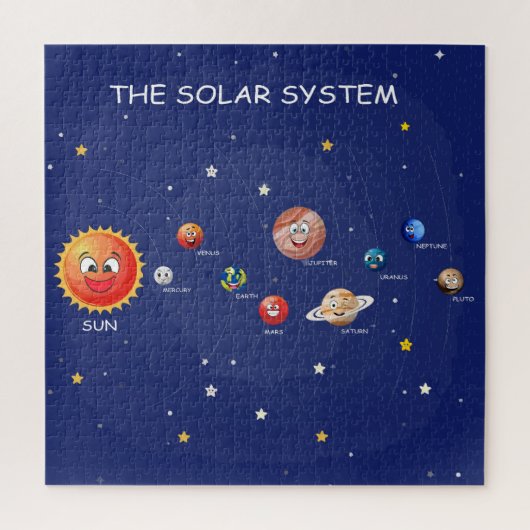 Puzzle des Sonnensystems Planets (Vertikal)