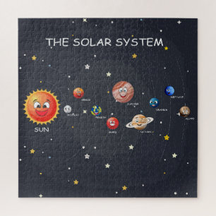 Puzzle des Sonnensystems Planets