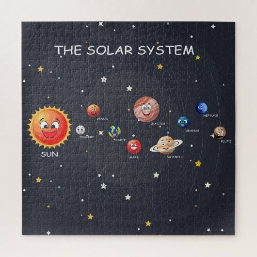 Puzzle des Sonnensystems Planets (Vertikal)