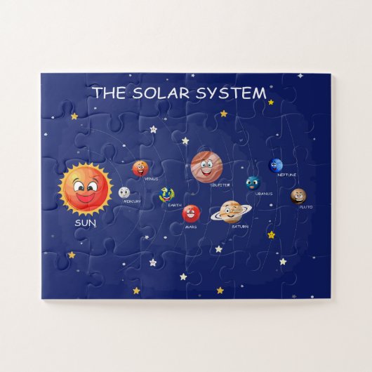 Puzzle des Sonnensystems Planets (Horizontal)