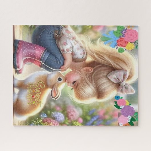 Puzzle des süßen Herzens (Horizontal)