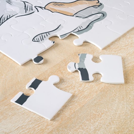 Puzzle des Weihnachtsangels-individuellen Namens (Seite)