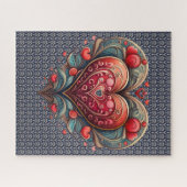 Puzzle des Zierherzes (Horizontal)