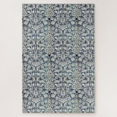 Puzzle - Design für blaue und weiße Tapeten (Vertikal)