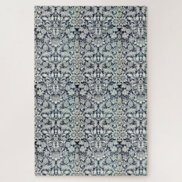 Puzzle - Design für blaue und weiße Tapeten