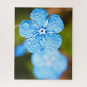 Puzzle Dewey Blue Blume (Vertikal)