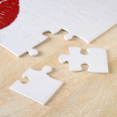 Puzzle Diamond Herz mit Kisses (Seite)