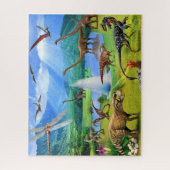 Puzzle Dinosaur Jurassic Park animals Puzzle Dino (Vertikal)