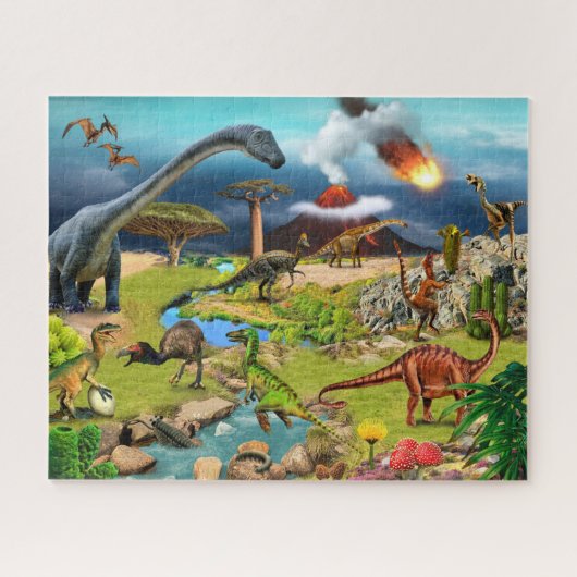 Puzzle Dinosaur Jurassic Park Tiere Puzzle Dino (Horizontal)