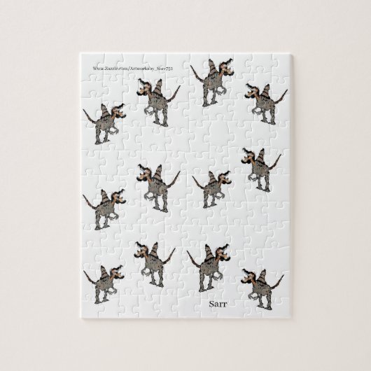 Puzzle: Dinosaurier Puzzle (Vertikal)