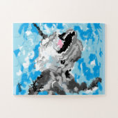 Puzzle : Dolphin bei Spielen (Horizontal)