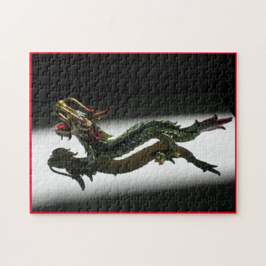 Puzzle - Drache im Scheinwerferlicht (Horizontal)