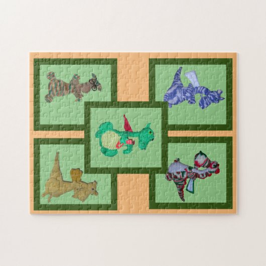 Puzzle - Drachenpuppen (Horizontal)
