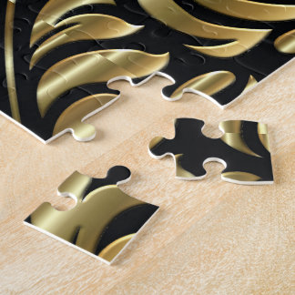 Puzzle - Drama in Schwarz und Gold
