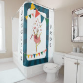 Puzzle Duschvorhang (Beispiel)