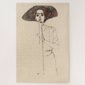 PUZZLE : EGON SCHIELE : PORTRAIT DER FRAU 1910 (Vertikal)