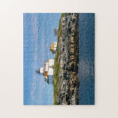 Puzzle Ei-Felsen-Leuchtturm-Bar-Hafen-Maines (Vertikal)