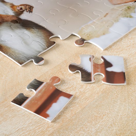 Puzzle-Eichhörnchen-Puzzle Puzzle (Seite)