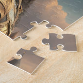 Puzzle eines jungen Mädchen Sky Gazing (Seite)