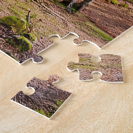 Puzzle eines ruhigen Waldes (Seite)