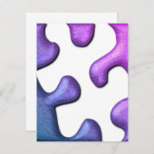 Puzzle-Einladung Einladung (Vorne/Hinten)