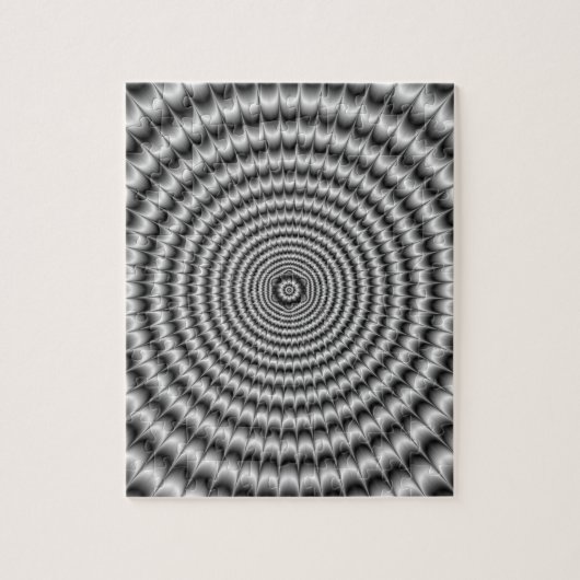 Puzzle Explosion in Silber (Vertikal)