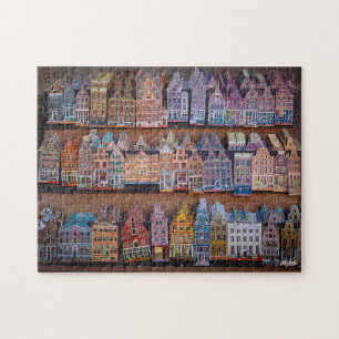 Puzzle "Fachadas de Ámsterdam"