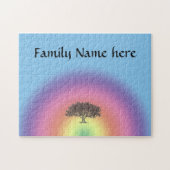 Puzzle - Familienbaum - Regenbogen (Horizontal)