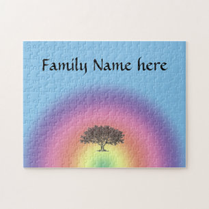 Puzzle - Familienbaum - Regenbogen
