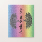 Puzzle - Familienstamm/Name (Vertikal)