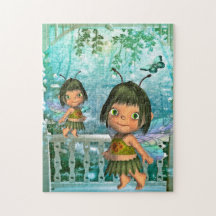 Puzzle Fantasy Feen Mädchen