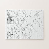 Puzzle - Farbe der Morgendämmerung (Horizontal)