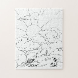 Puzzle - Farbe der Morgendämmerung
