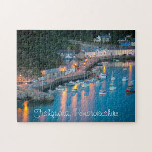 Puzzle Fishguard Pembrokeshire Dämmerung